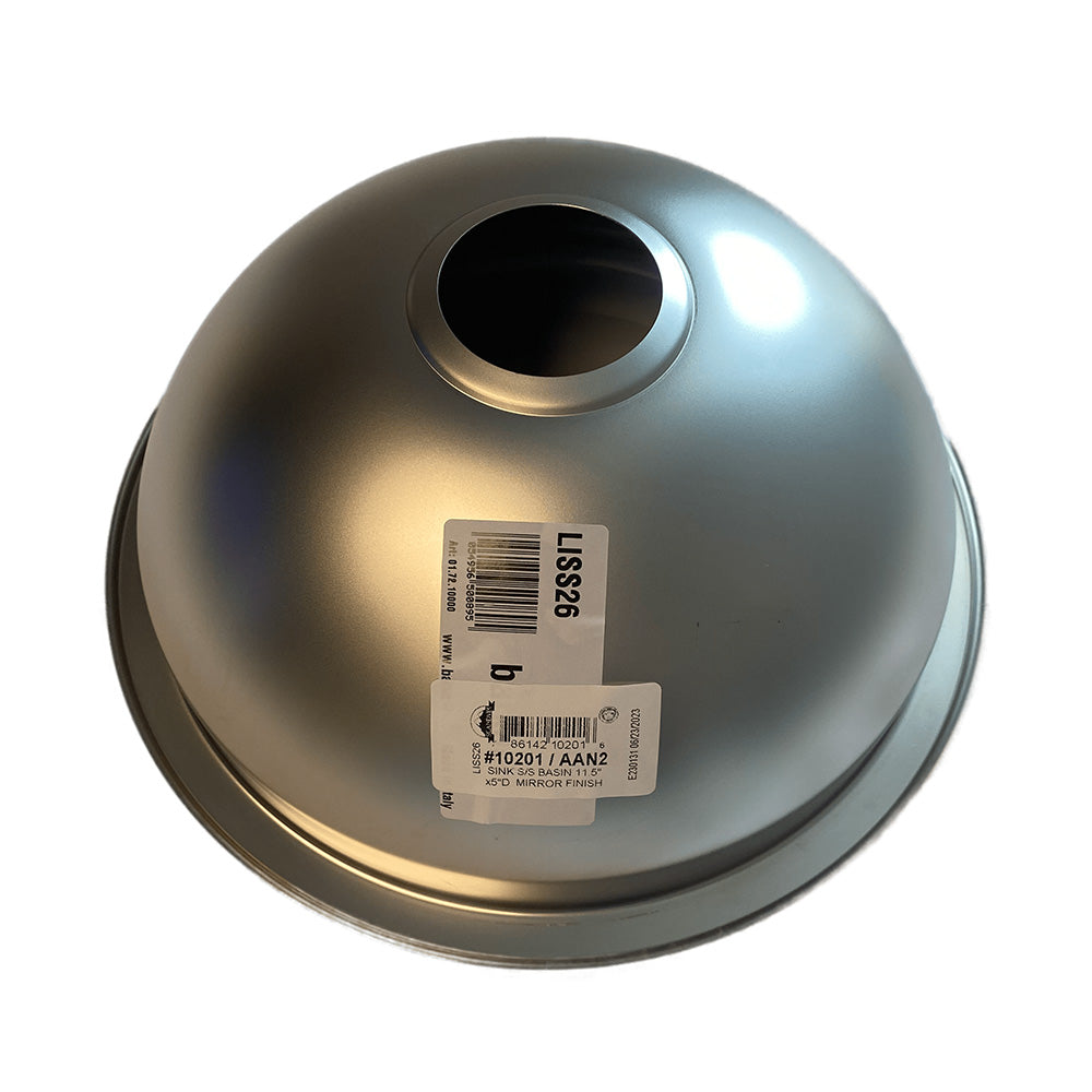 Scandvik SS Basin Sink 115 x 5 Mirror Finish 10201