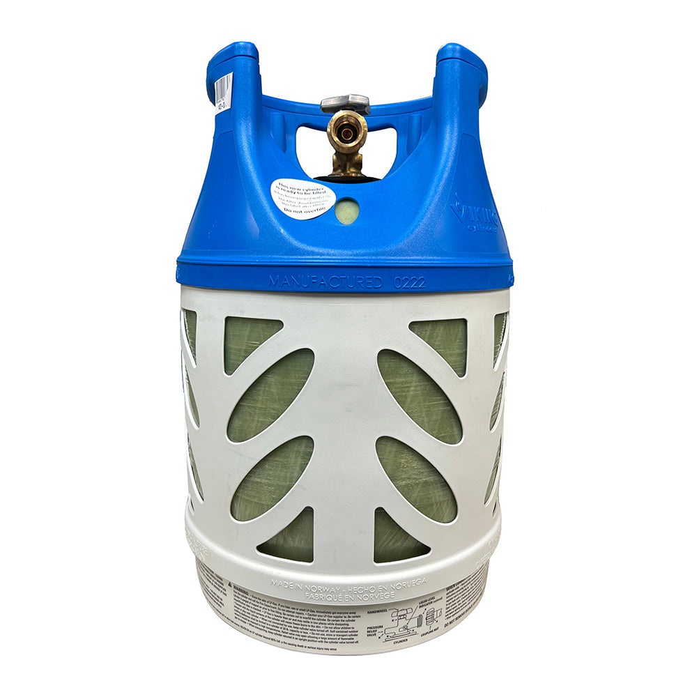 Viking Cylinders 17lb Vertical Fiberglass Composite LPG Cylinder wType 1 Valve OPD DOT TC Approved 14200017