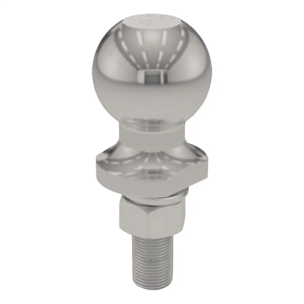 CURT 2 Trailer Ball 34 x 218 Shank 3500 lb Stainless Steel 40082