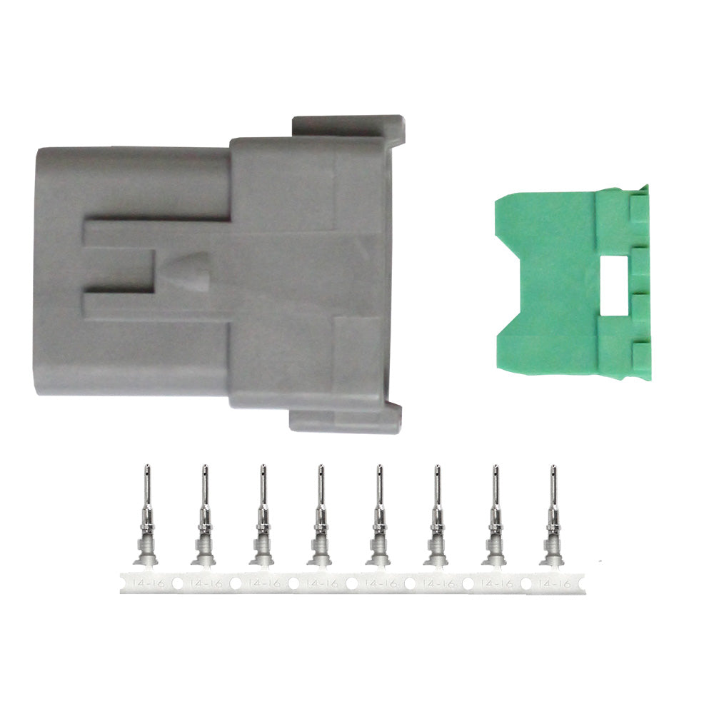 Pacer DT Deutsch Receptacle Repair Kit 1418 AWG 8 Position TDT04F8RP
