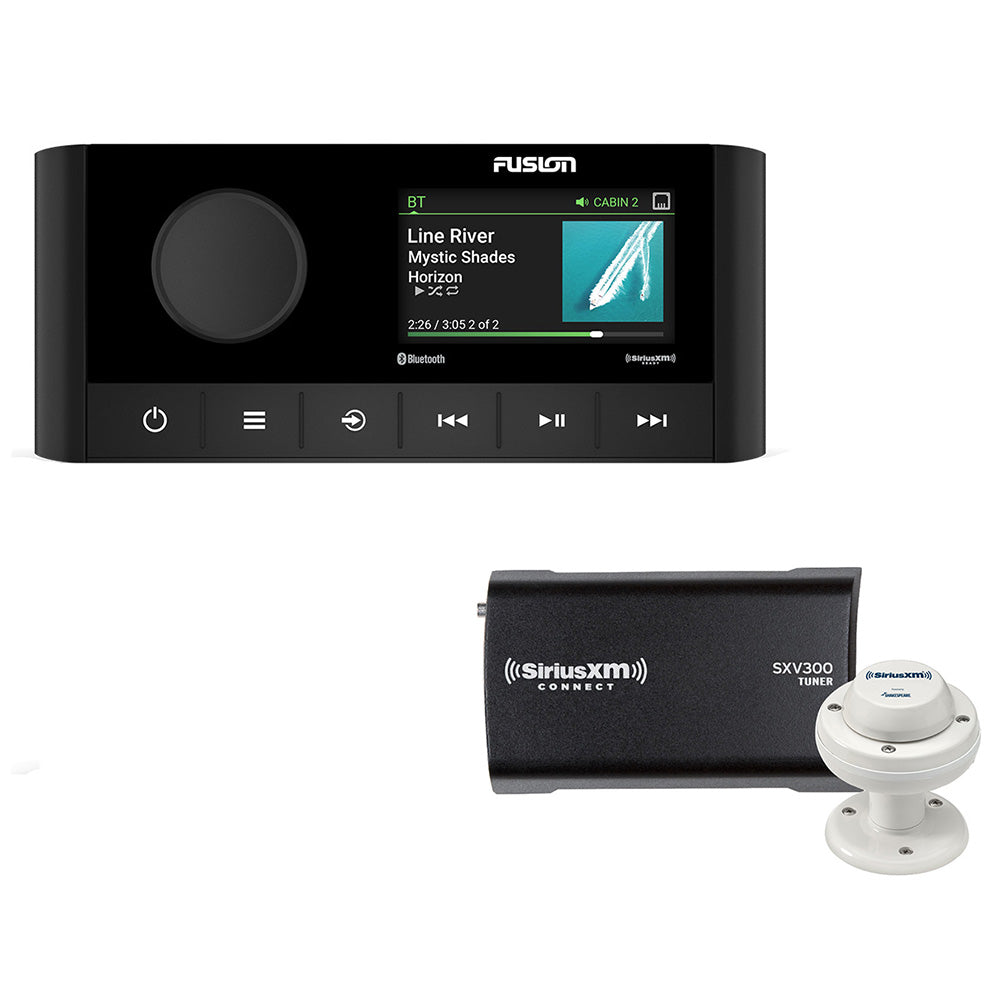 Fusion MSRA210 2Zone USB Stereo wSiriusXM SXV300 Connect Tuner MarineRV Antenna 0100225000SXM