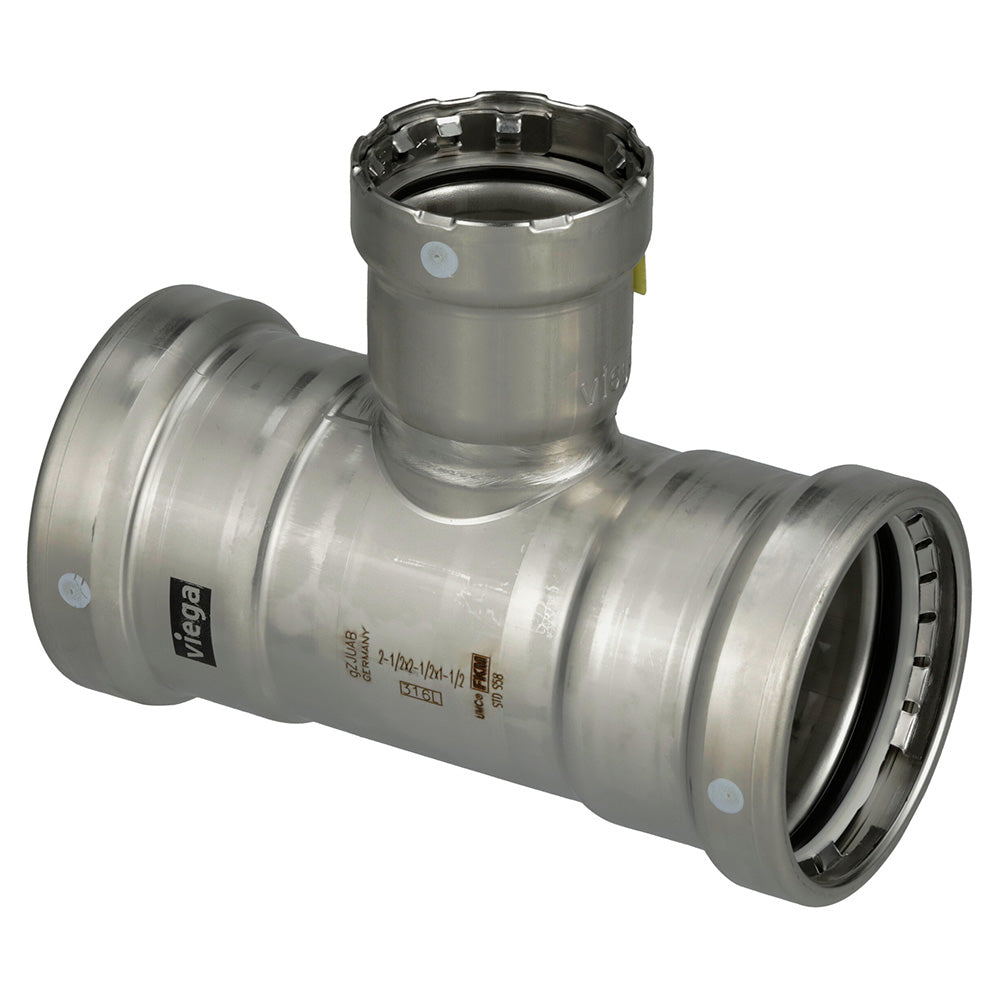 Viega MegaPress 316 FKM Tee 4 x 4 x 3 98490