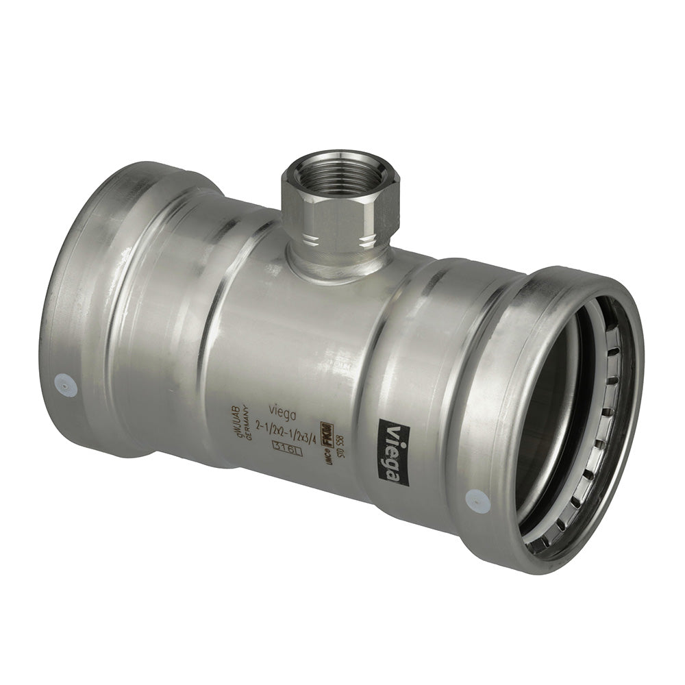 Viega MegaPress 316 FKM Tee wFPT 212 x 212 x 34 FPT 98420