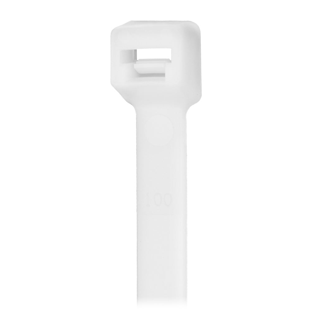 Pacer 14 Cable Tie Natural Color 50lb Tensile Strength 4 Bundle Diameter 100 Piece Bag CT4S100