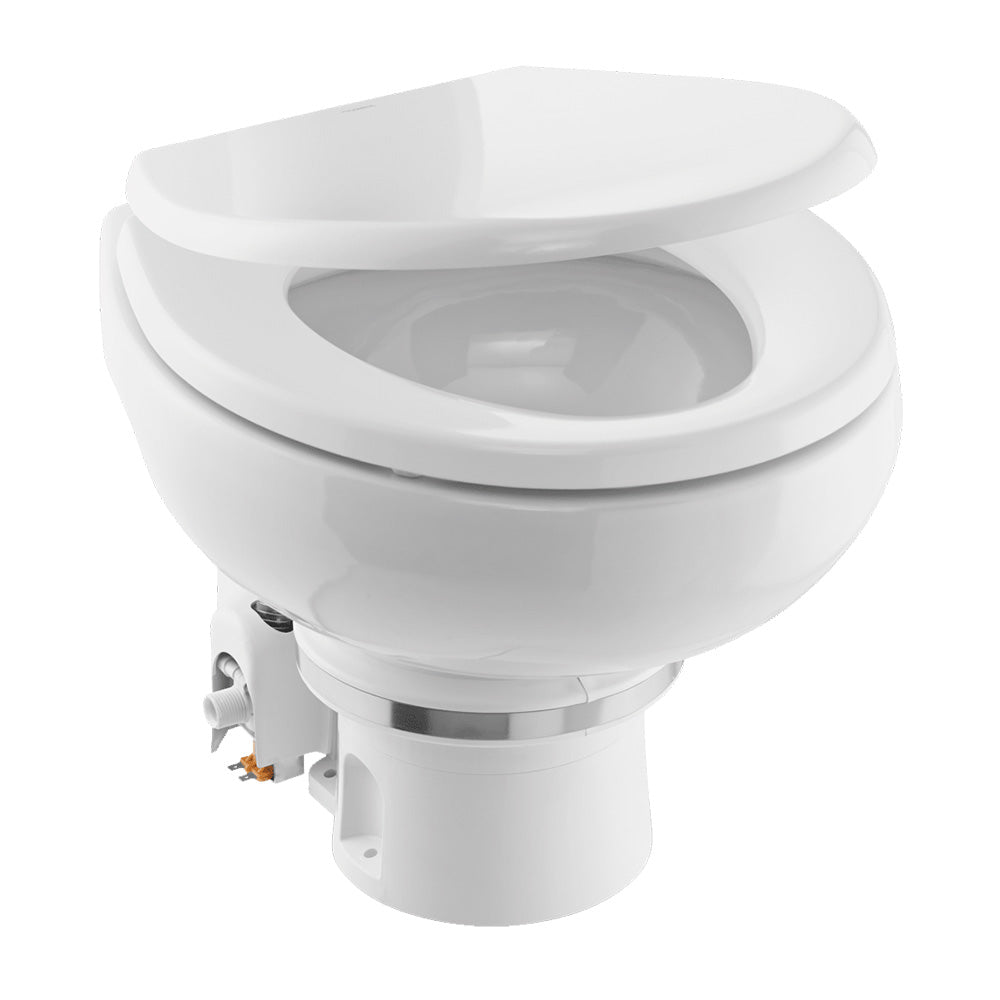 Dometic MasterFlush MF 7120 White Electric Macerating Toilet wOrbit Base Slow Close Seat Freshwater 12V 9610007270