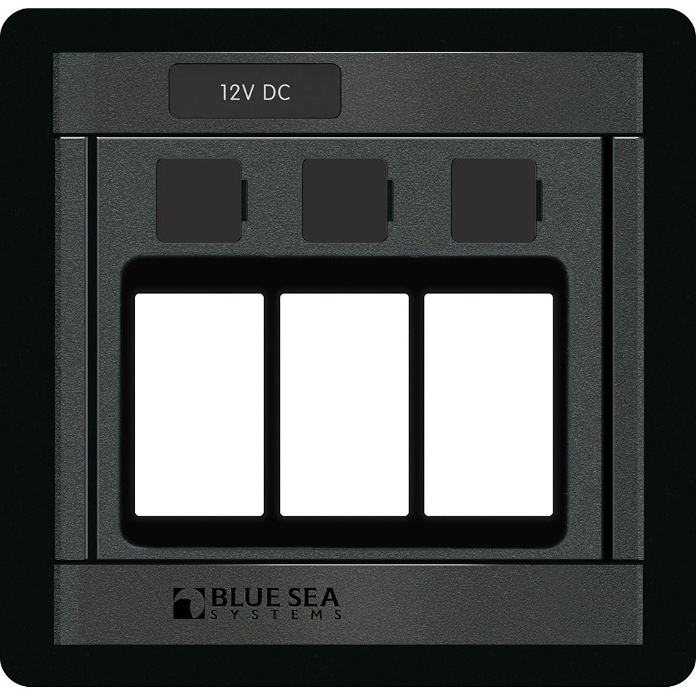 Blue Sea 1520 Remote Control Switch 360 Panel 3 Blank 1520