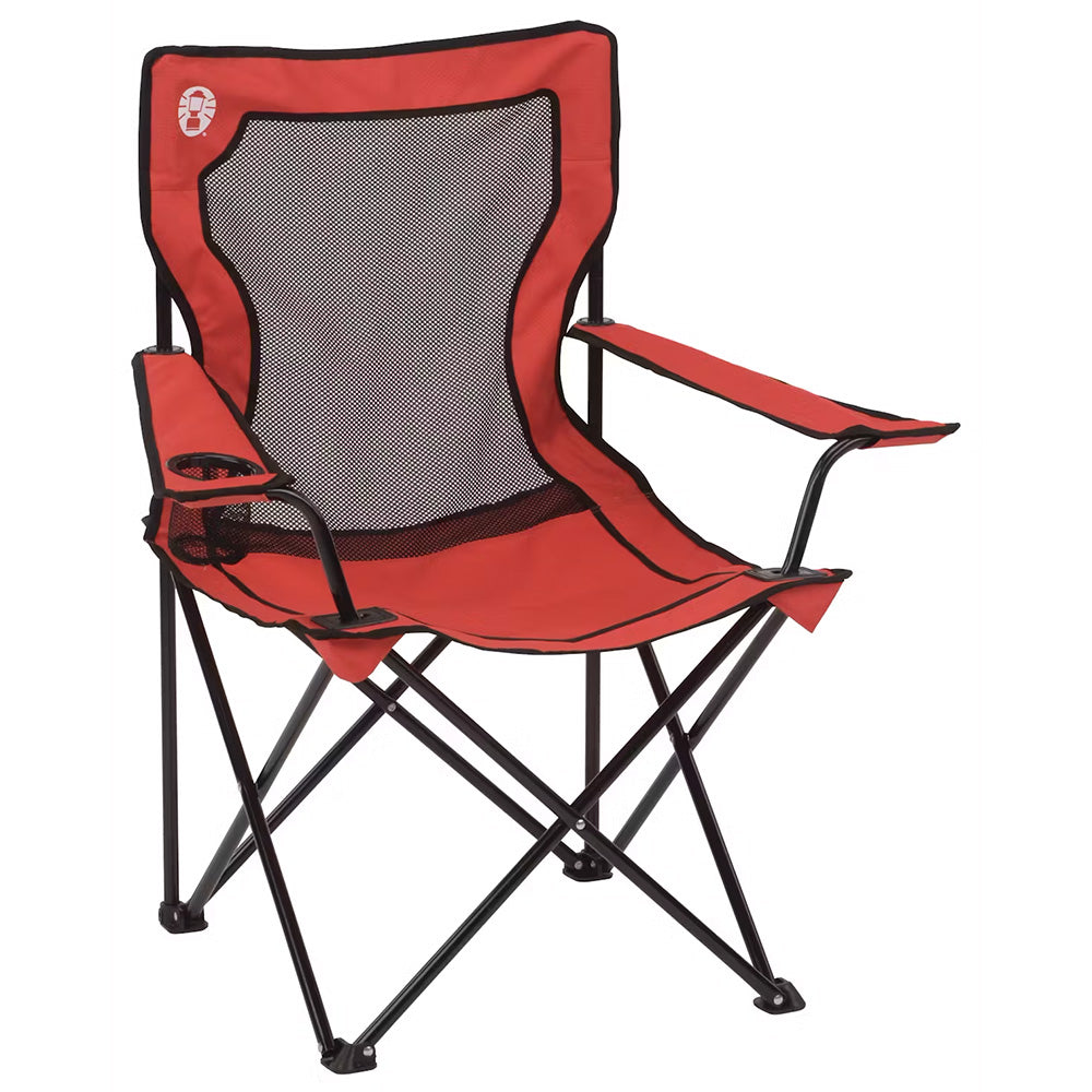 Coleman Broadband Mesh Quad Chair Red 2000020258
