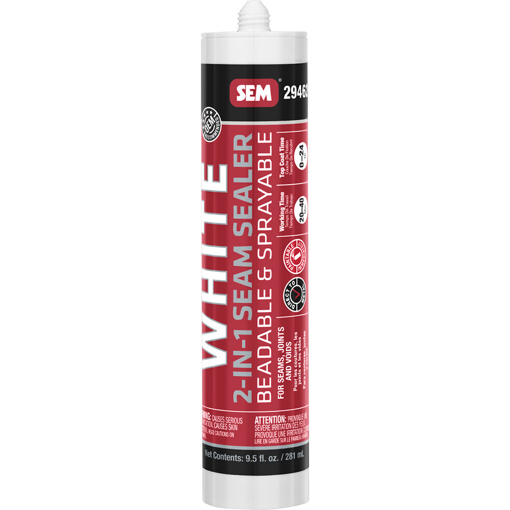 SEM 2IN1 Seam Sealer 95oz Tube White 29462