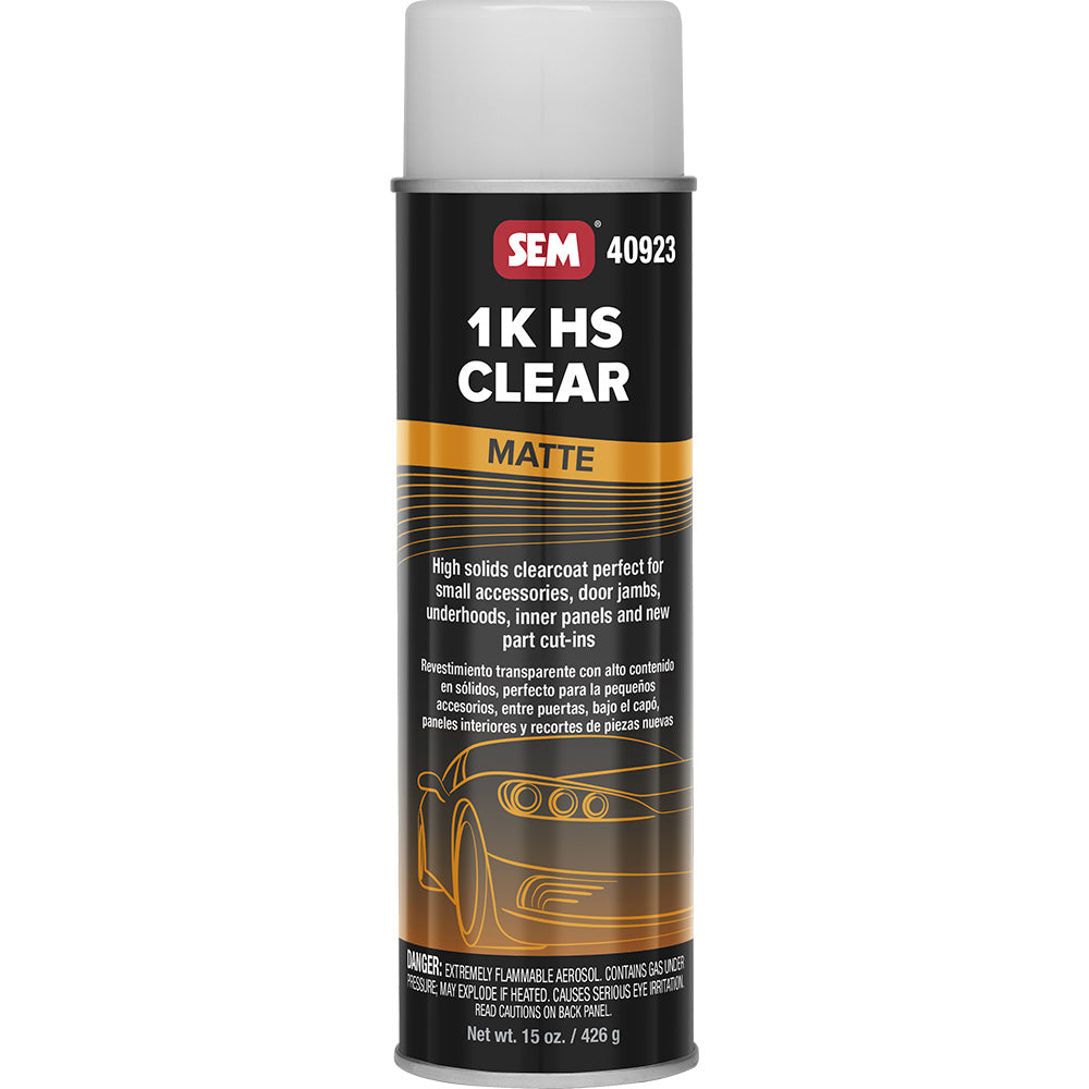 SEM 1K HS Clear 20oz Aerosol Can Matte Finish 40923