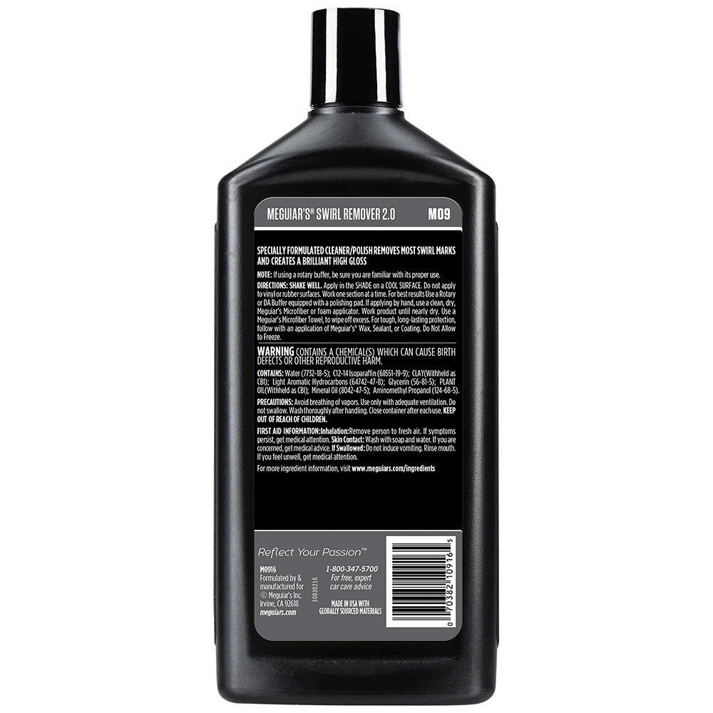 Meguiars Swirl Remover 16oz M0916