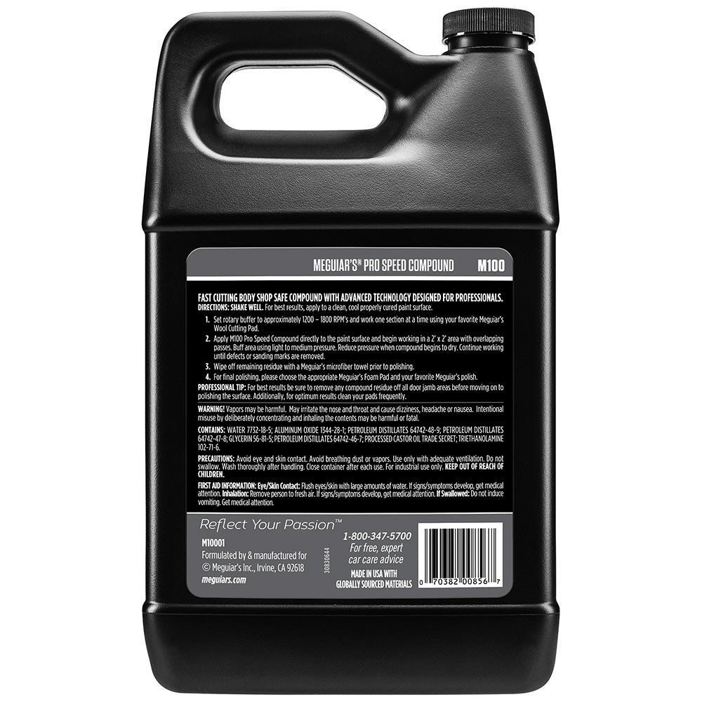 Meguiars Pro Speed Compound 1 Gallon M10001