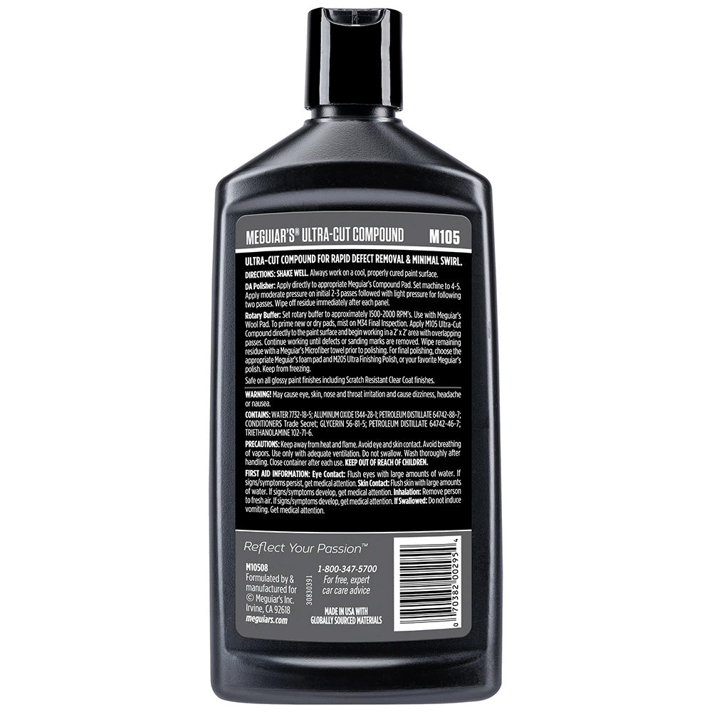 Meguiars Professional UltraCut Compound 8oz M10508