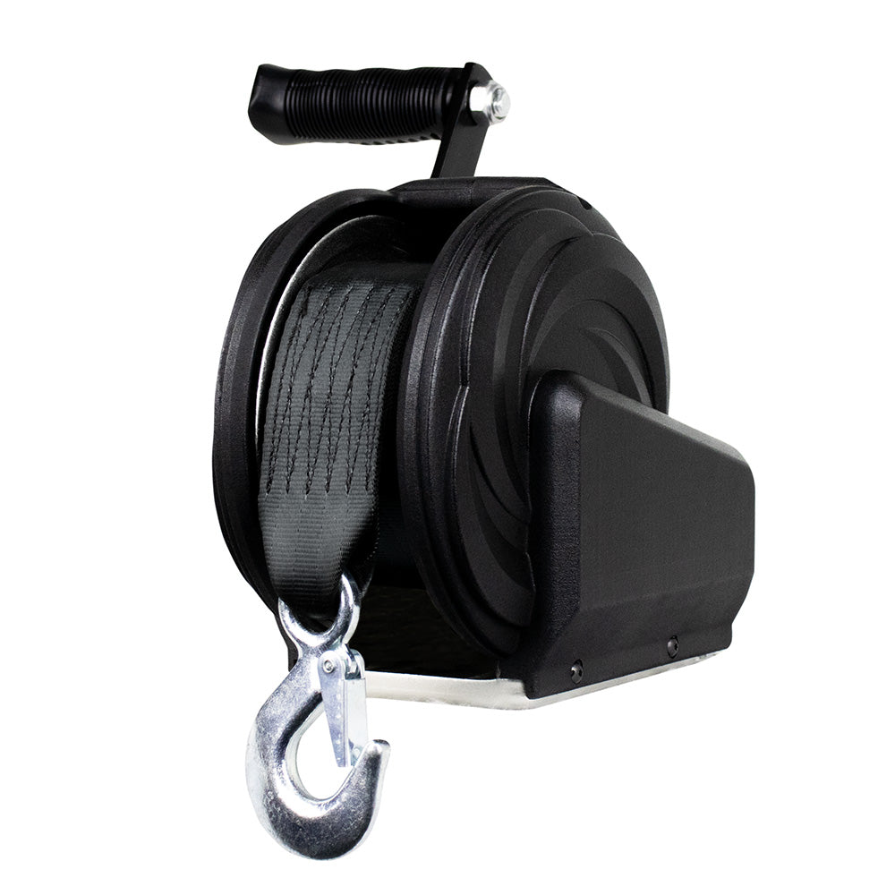 Powerwinch Select Series Winch 600lb 8 Crank Arm Carbon Black 21400W06008BR