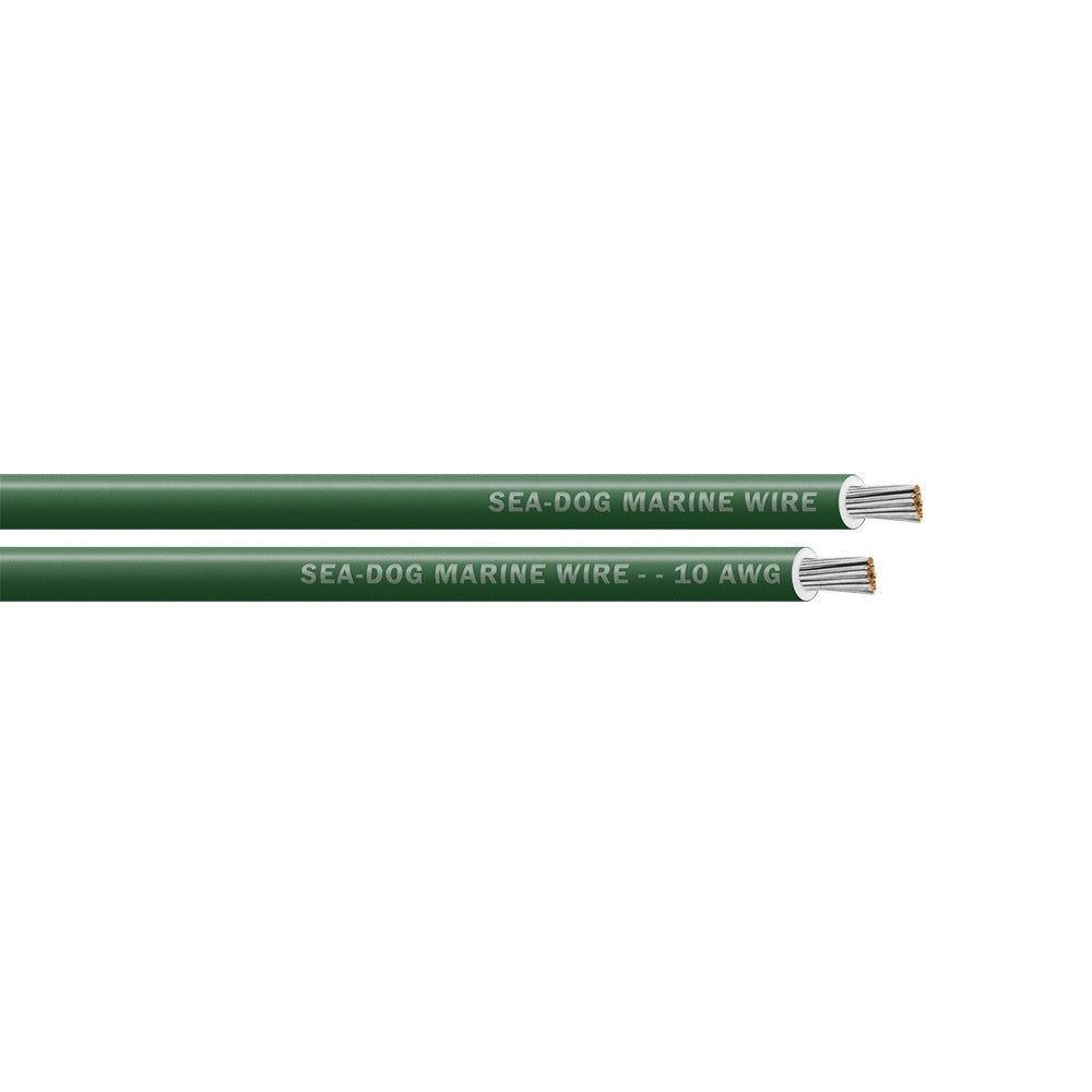 SeaDog 10 AWG Green Primary Wire 250 8010044