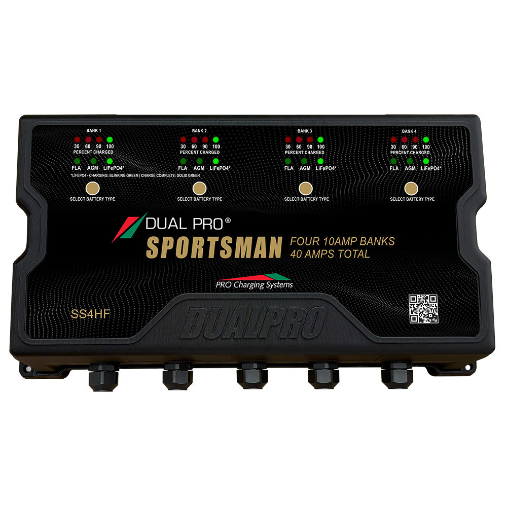 Dual Pro Sportsman HF High Frequency Battery Charger 40A 4 Bank SS4HF