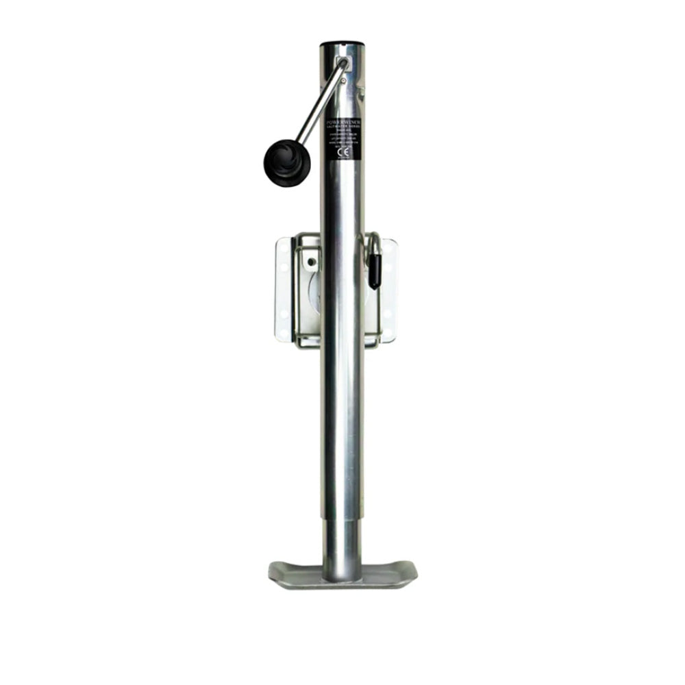 Powerwinch Saltwater Series Jack 2500lb BoltOn Flat Plate Zinc 500 HR Salt Spray 21600J2500BFZR