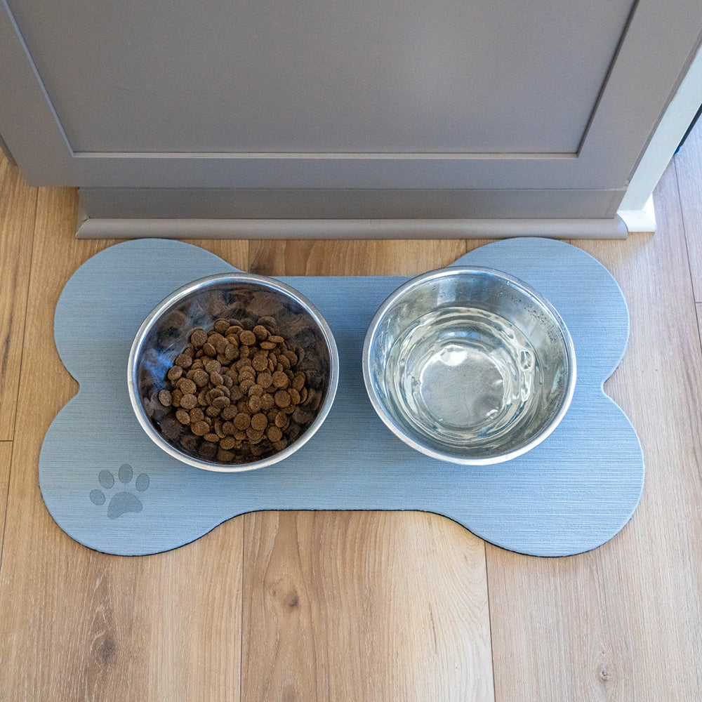 SeaDek Dog Bowl Mat CappuccinoBlack Small 12 x 21 6271391090