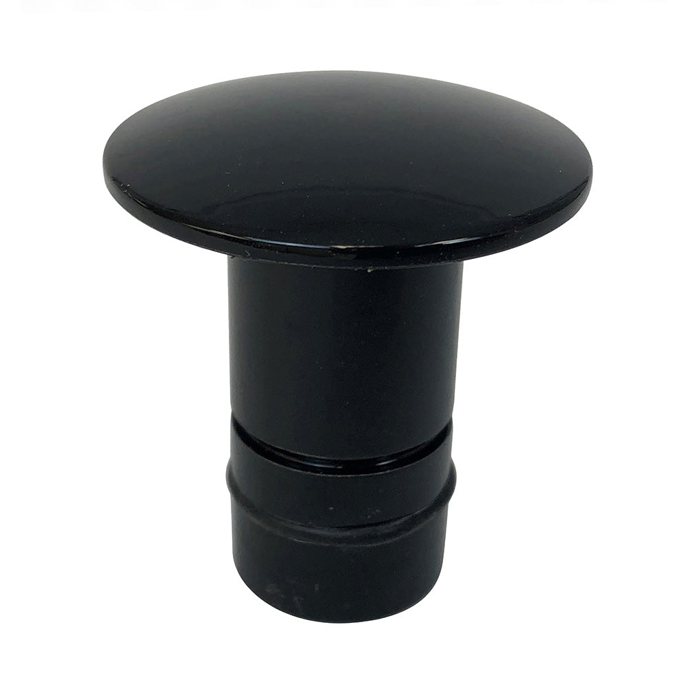 Bobs Machine Deck Plug Pedestal Seat Plug 075 Hole Black 311000002PCGBLK