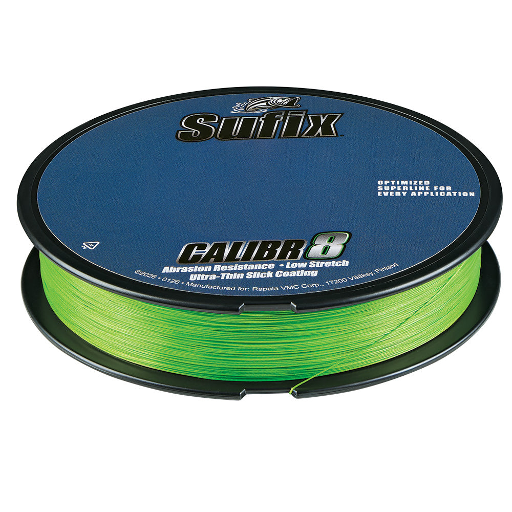 Sufix Calibr8 Braid 300yds 80lb Neon Lime 694180L