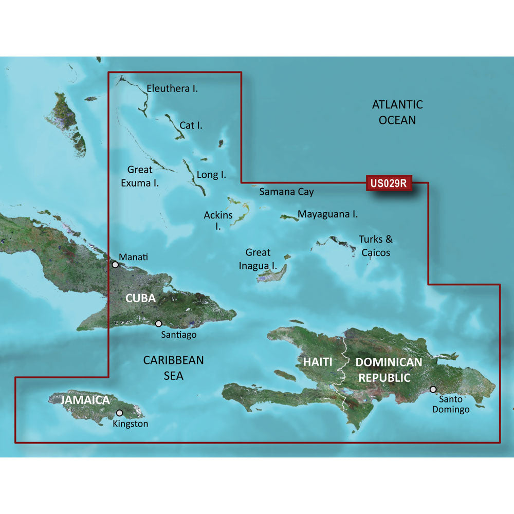 Garmin BlueChart g3 HD HXUS029R Southern Bahamas microSDSD 010C073020