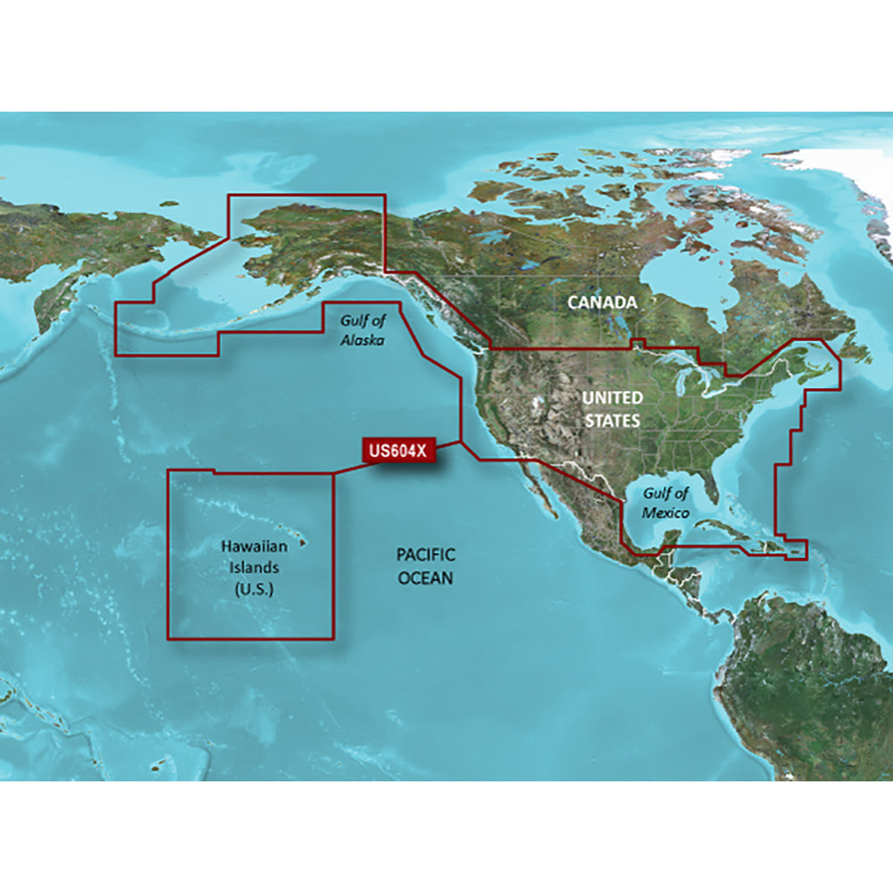 Garmin BlueChart g3 HD HXUS604x US All Canadian West microSDSD 010C101820