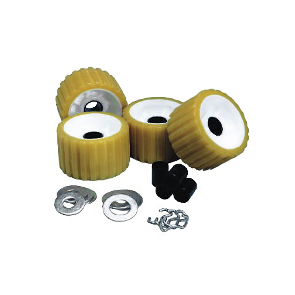CE Smith Ribbed Roller Replacement Kit 4 Pack Gold 29310