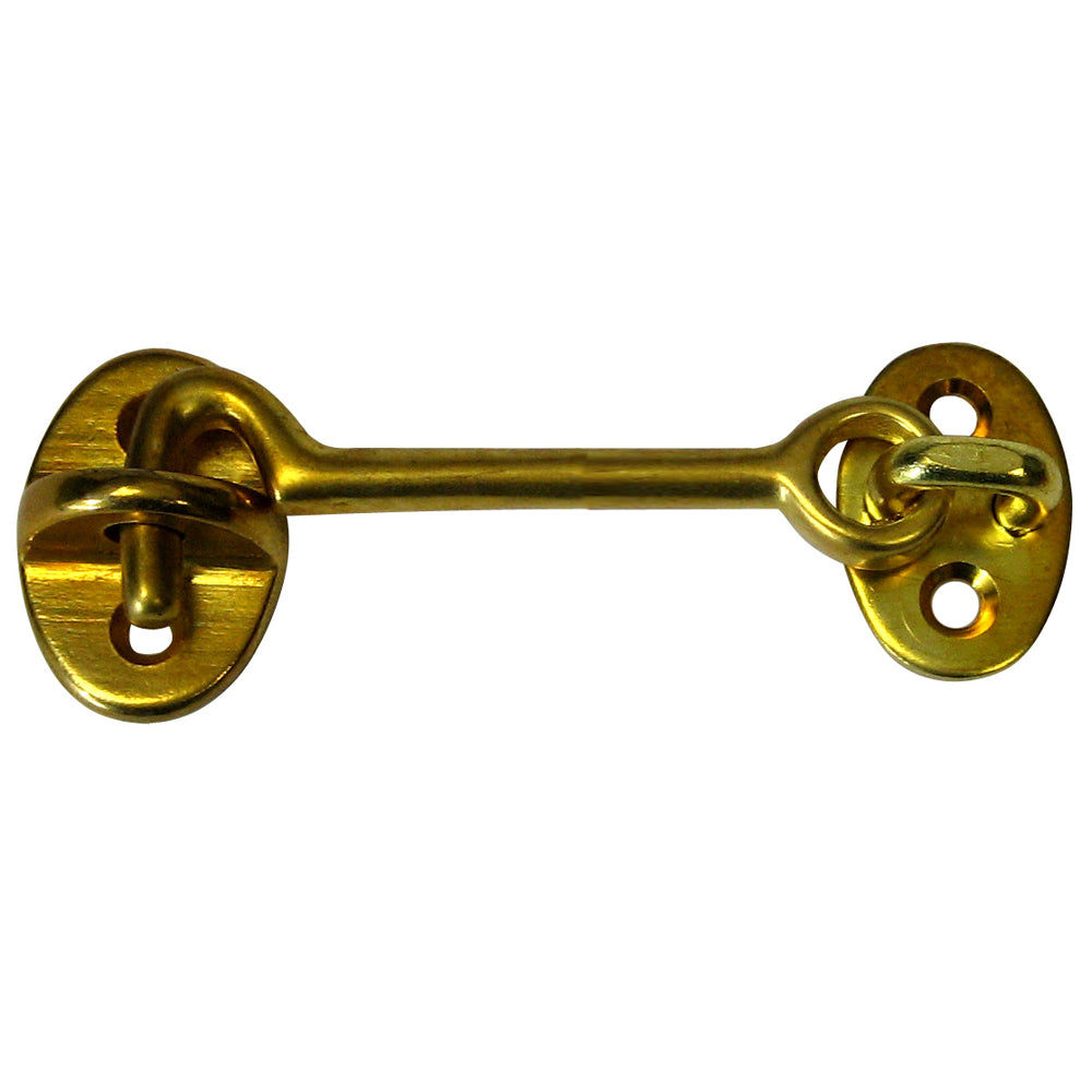Whitecap Cabin Door Hook Polished Brass 3 S1402BC