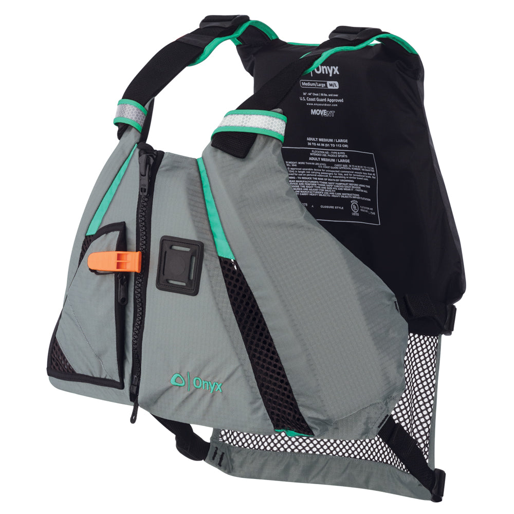 Onyx MoveVent Dynamic Paddle Sports Life Vest XL2XL Aqua 12220050506015