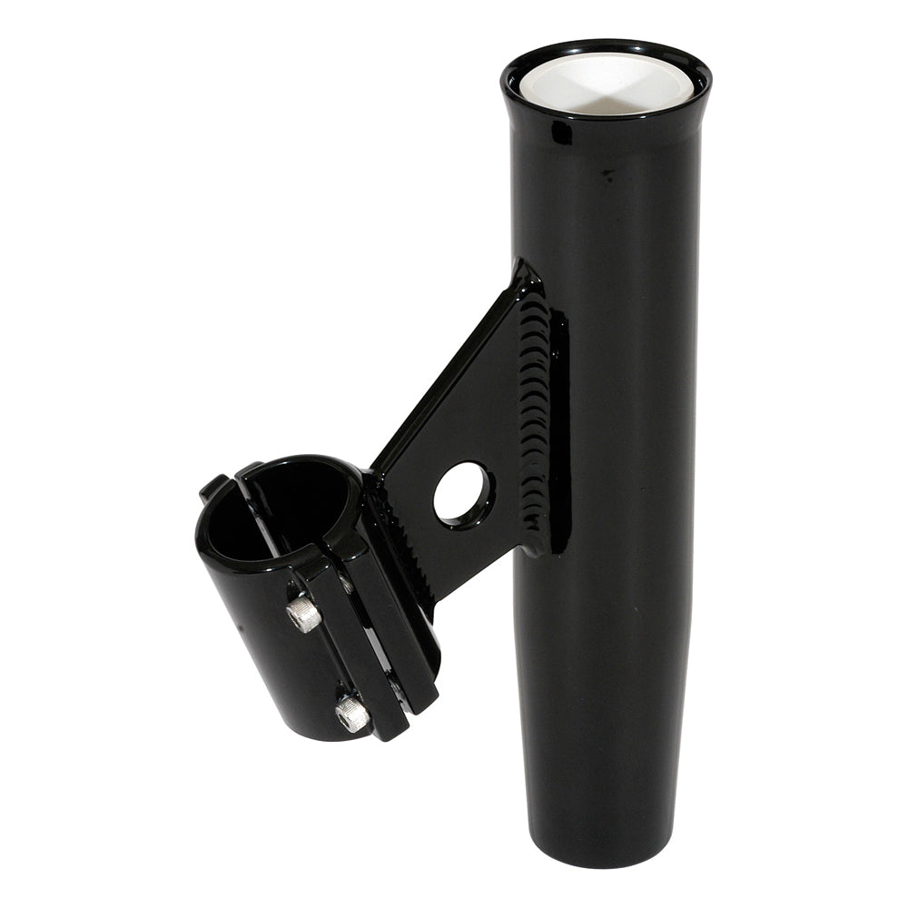 Lees ClampOn Rod Holder Black Aluminum Vertical Mount Fits 1050 OD Pipe RA5001BK