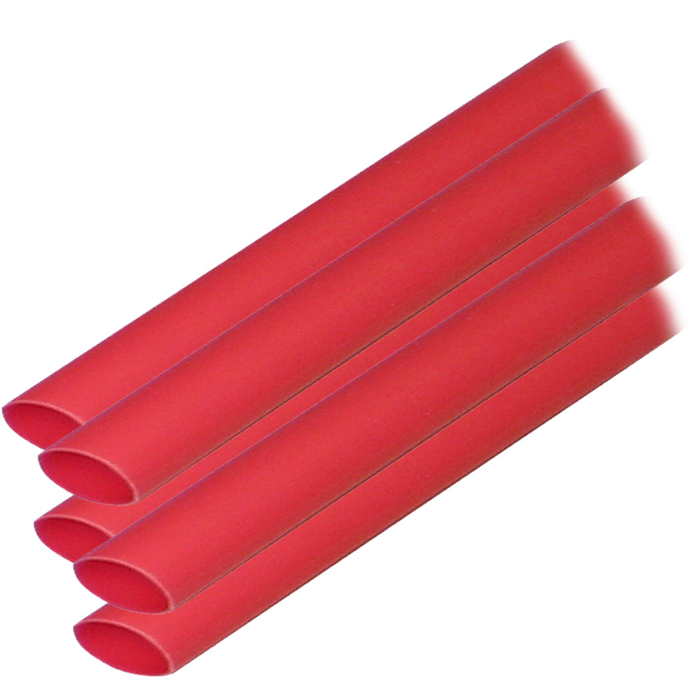 Ancor Adhesive Lined Heat Shrink Tubing ALT 38 x 6 5Pack Red 304606