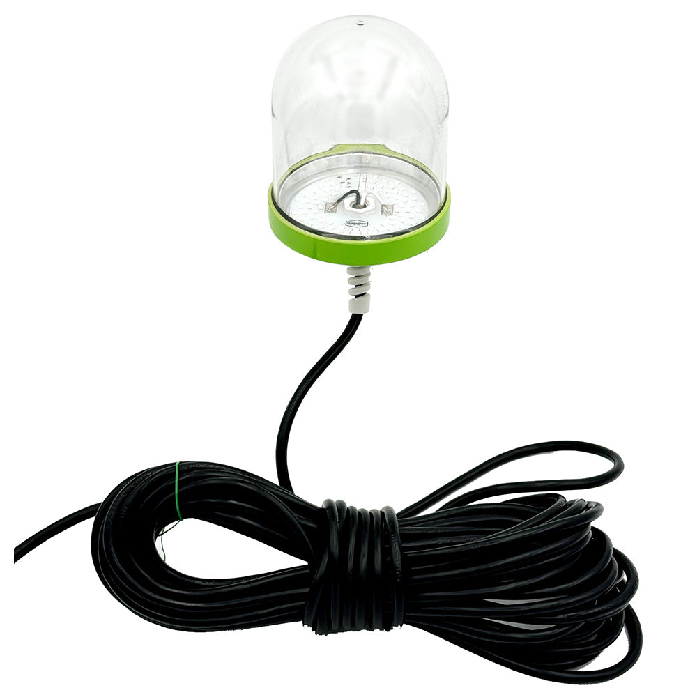 Hydro Glow SF100G 100W120VVAC Underwater Dock Light Green Anchored To Bottom SF100G