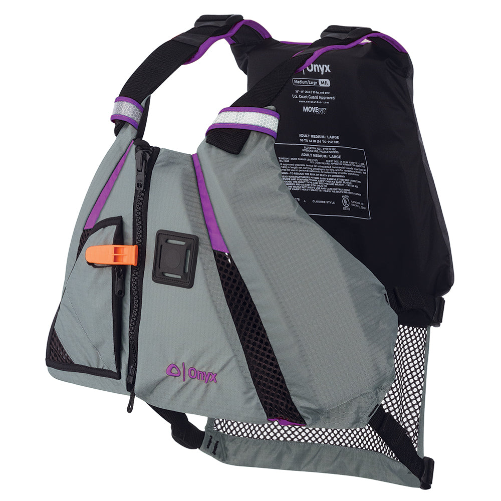 Onyx MoveVent Dynamic Paddle Sports Vest PurpleGrey ML 12220060004018