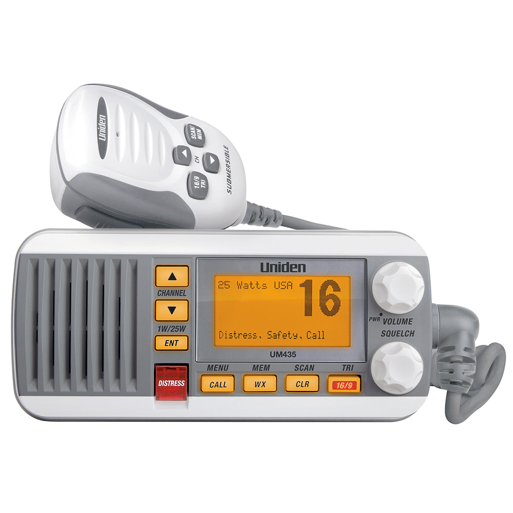 Uniden UM435 Fixed Mount VHF Radio White UM435