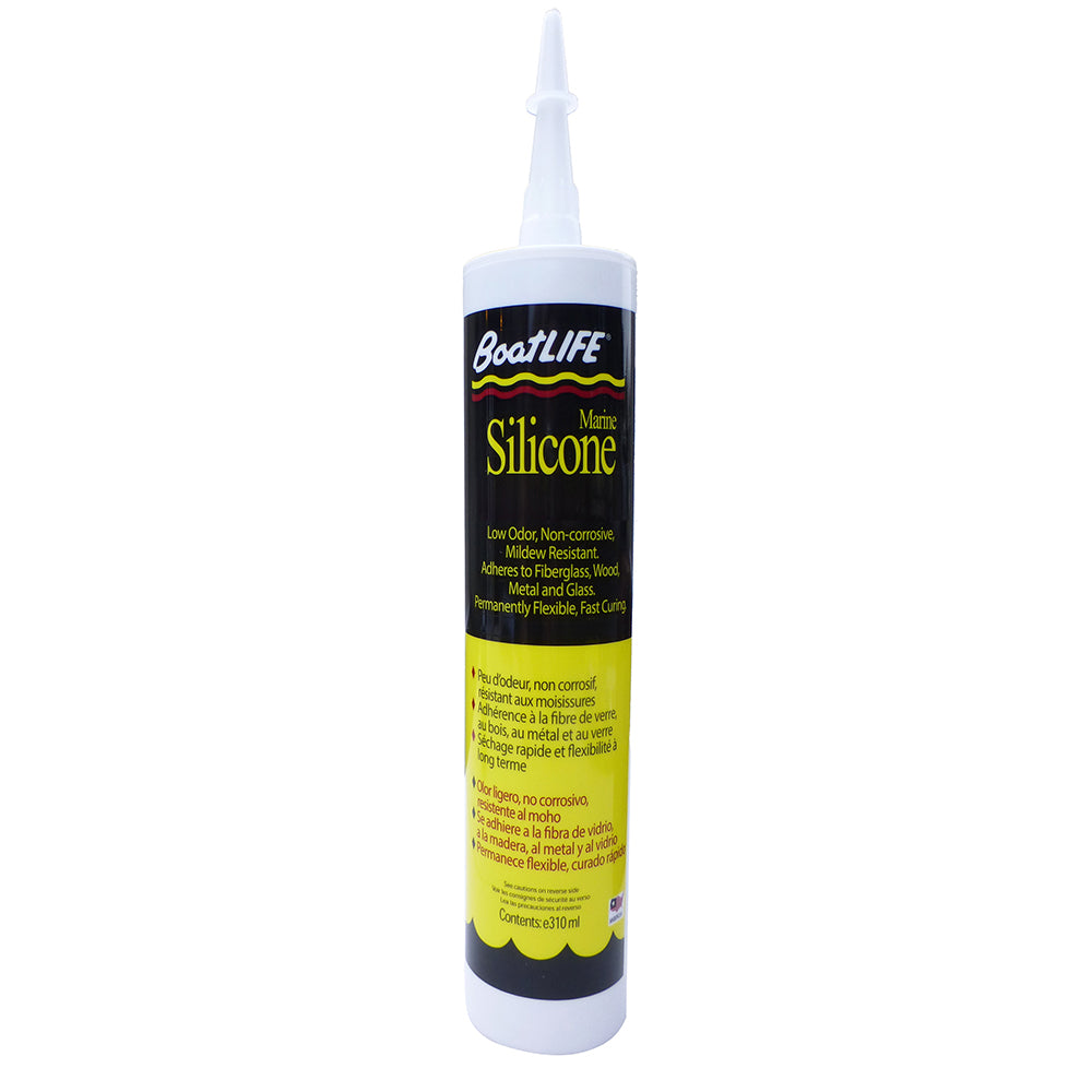 BoatLIFE Silicone Rubber Sealant Cartridge Black 1152