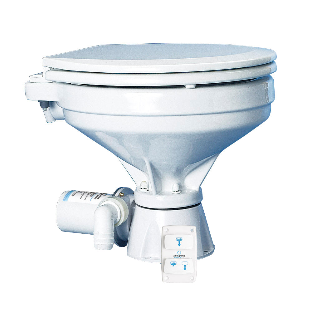Albin Group Marine Toilet Silent Electric Comfort 12V 0703012