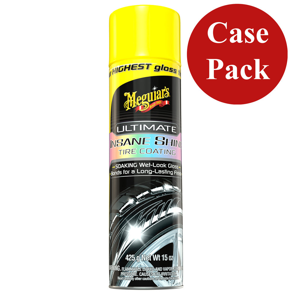 Meguiars Ultimate Insane Shine Tire Coating 15oz Case of 6 G190315CASE