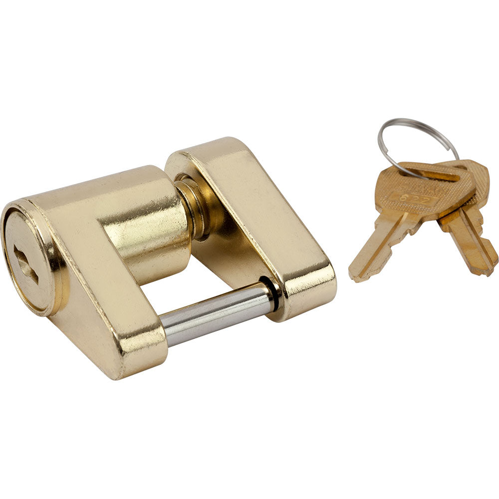 SeaDog Brass Plated Coupler Lock 2 Piece 7510301