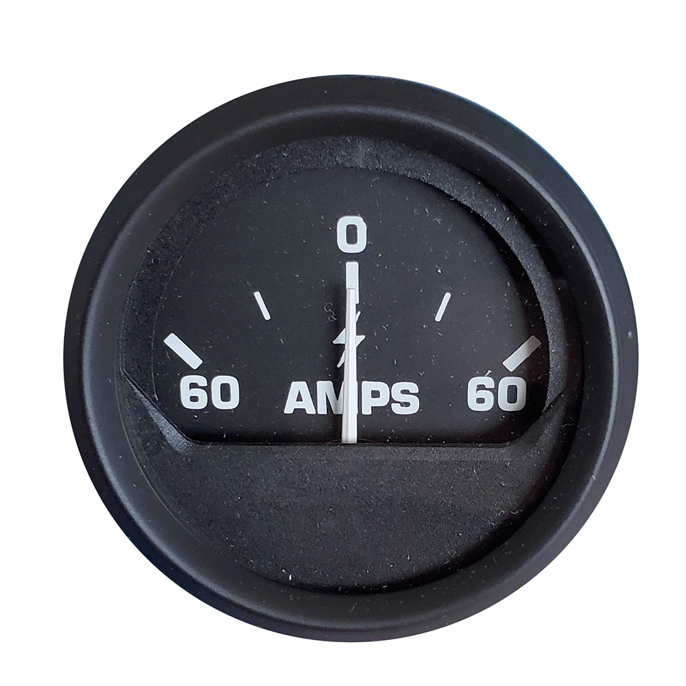 Faria Euro Black 2 Ammeter Gauge 60060 AMP 12822