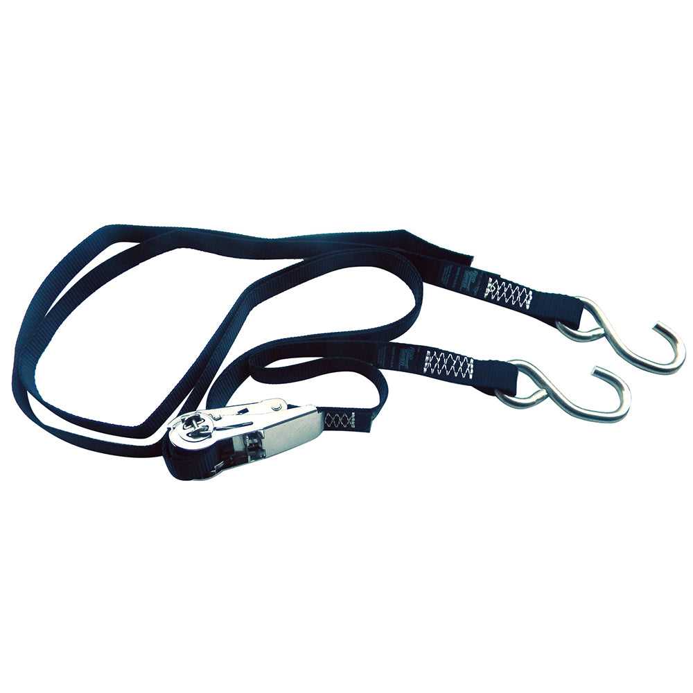 Rod Saver Stainless Steel Ratchet Gunwale TieDown 1 x 13 SSRGW13