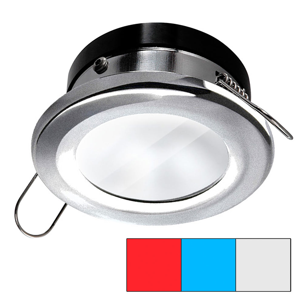 i2Systems Apeiron A1120 Spring Mount Light Round Red Cool White Blue Brushed Nickel A1120Z41HAE