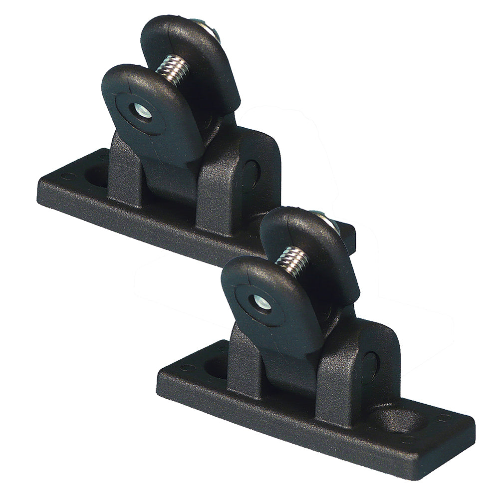 Carver Deck Hinge Nylon Pair Black 7782B