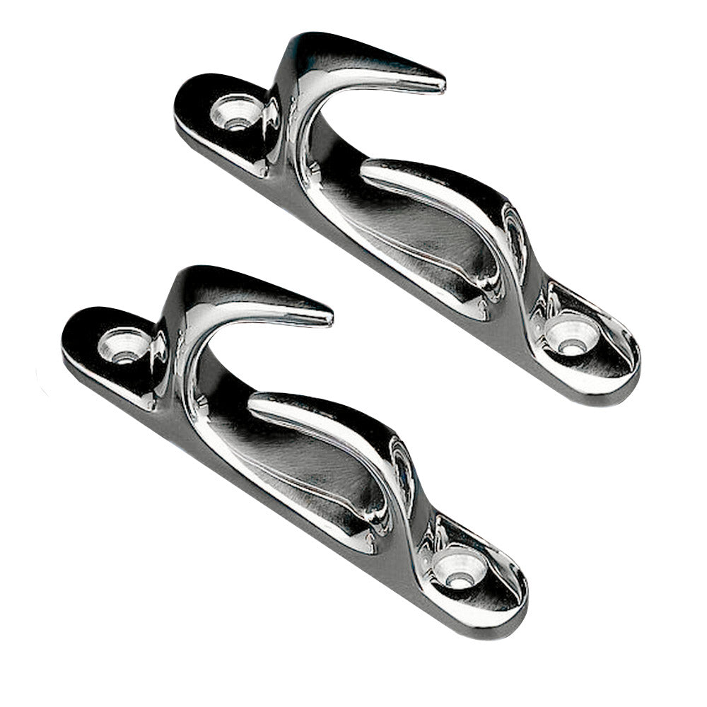 Whitecap Skene Bow Chock 412 Pair Chrome Plated Brass S0981C
