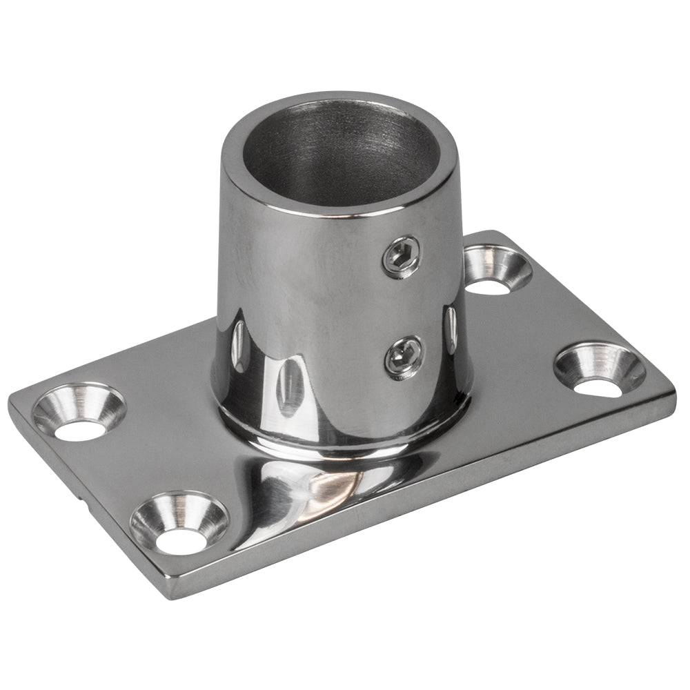 SeaDog Rail Base Fitting Rectangular Base 90 316 Stainless Steel 11116 x 3 78 OD 2819001
