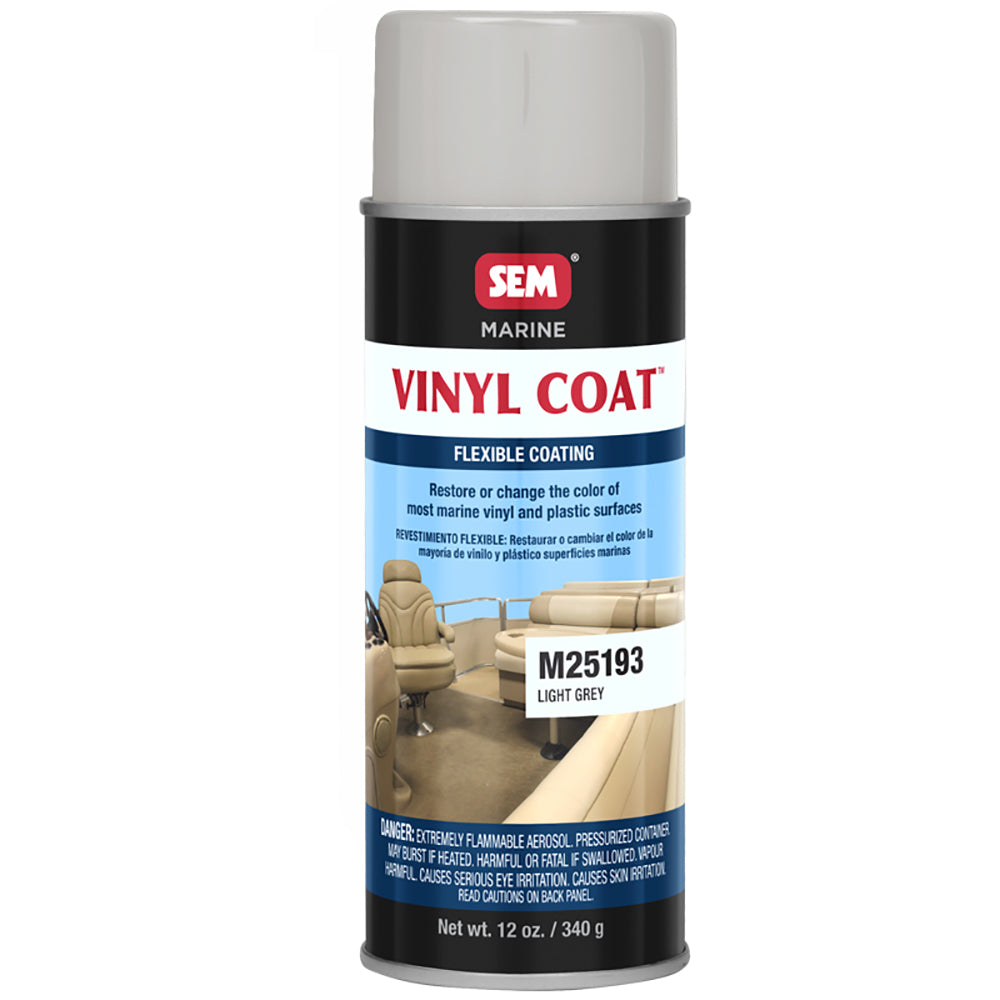 SEM Vinyl Coat Light Grey 12oz M25193