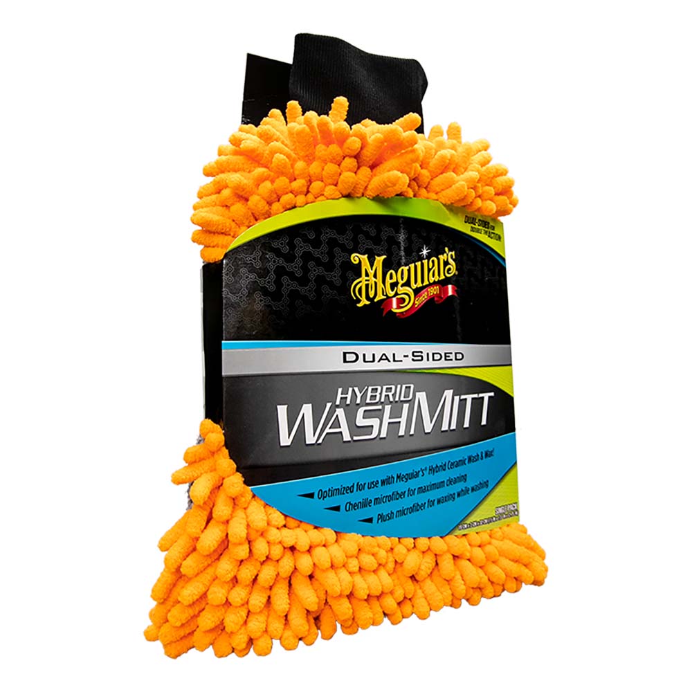 Meguiars Hybrid Wash Mitt Extremely Plush Microfiber Wash Mitt fGently Waxing While Washing X210200