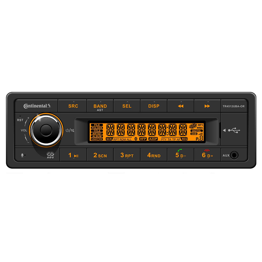 Continental Stereo wAMFMBTUSBPA System Capable 12V TR4512UBAOR