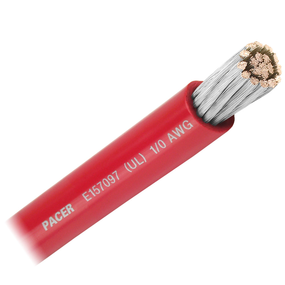 Pacer Red 10 AWG Battery Cable Sold By The Foot WUL10RDFT
