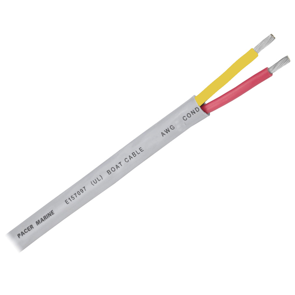 Pacer 162 AWG Round Safety Duplex Cable RedYellow 250 WR162RYW250