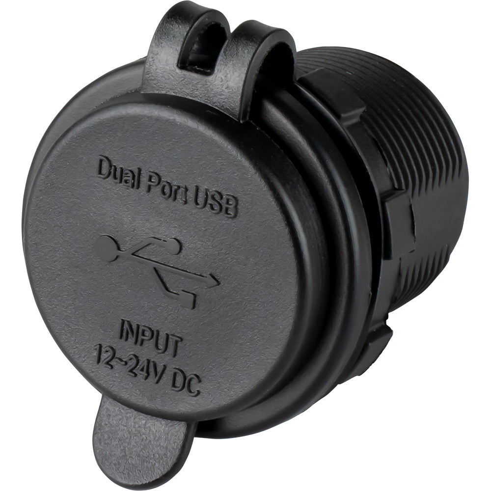 SeaDog Round Dual USB USBC Power Socket 4265161