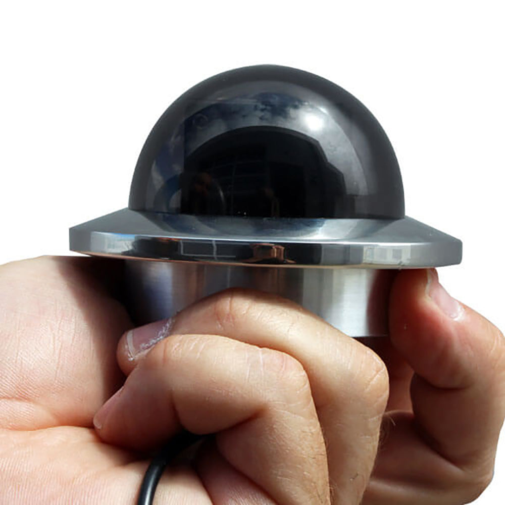 Iris Miniature Marine PTZ Dome Camera Stainless Bezel HiDef Ethernet IP 10x Digital Zoom 4 in 1 Video Format